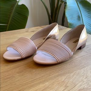 New in Box - Louise et Cie Open-Toe Blush Flats